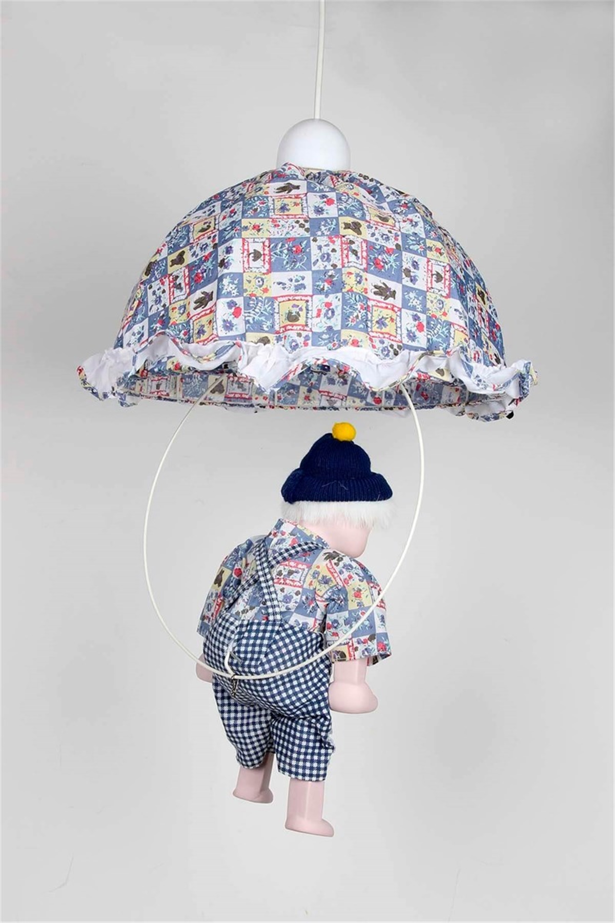 Özel Tasarım Dekoratif Avize - Mavi SA7778