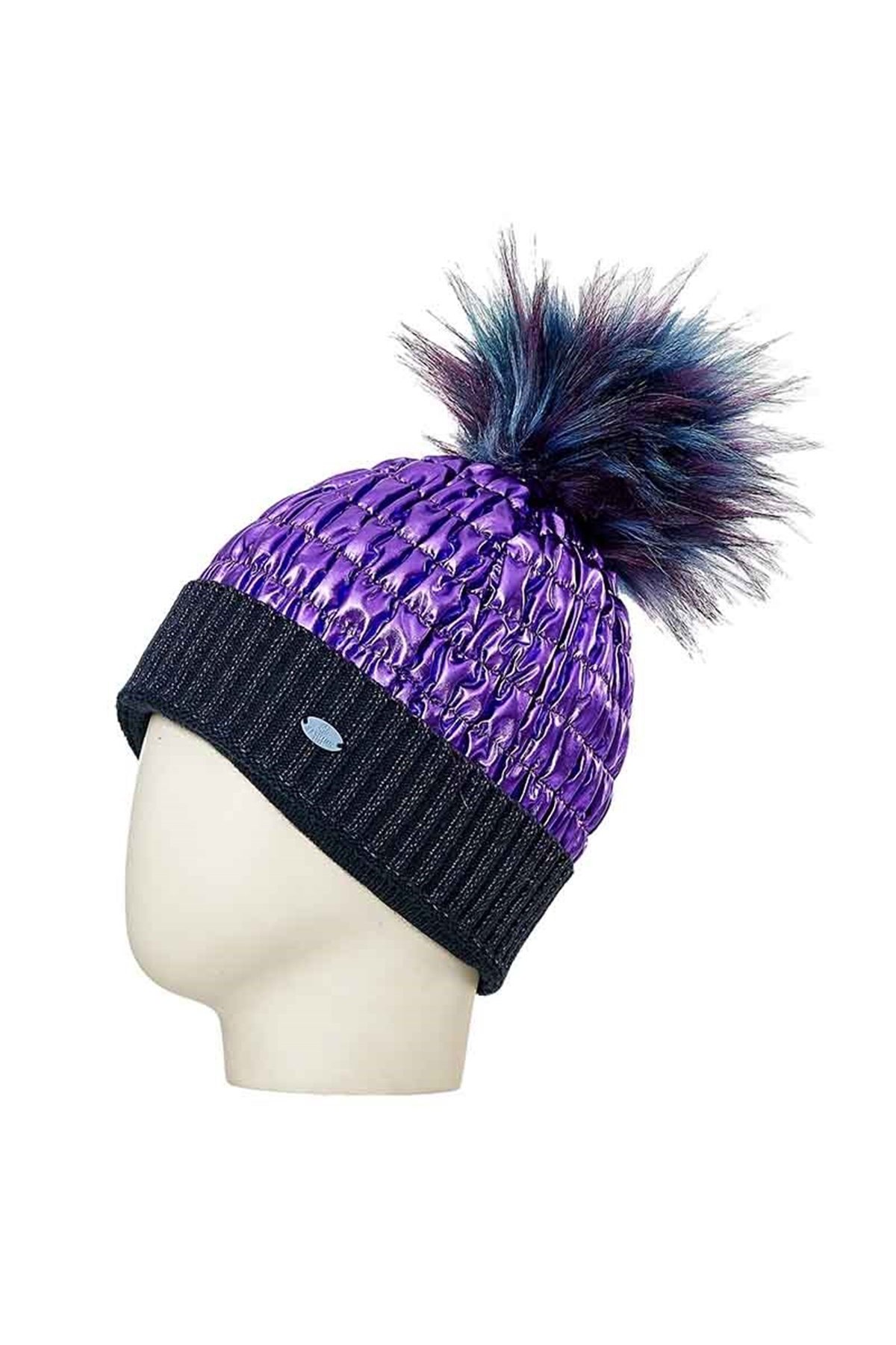 Parlak Kadın Bere 25151 - Mor