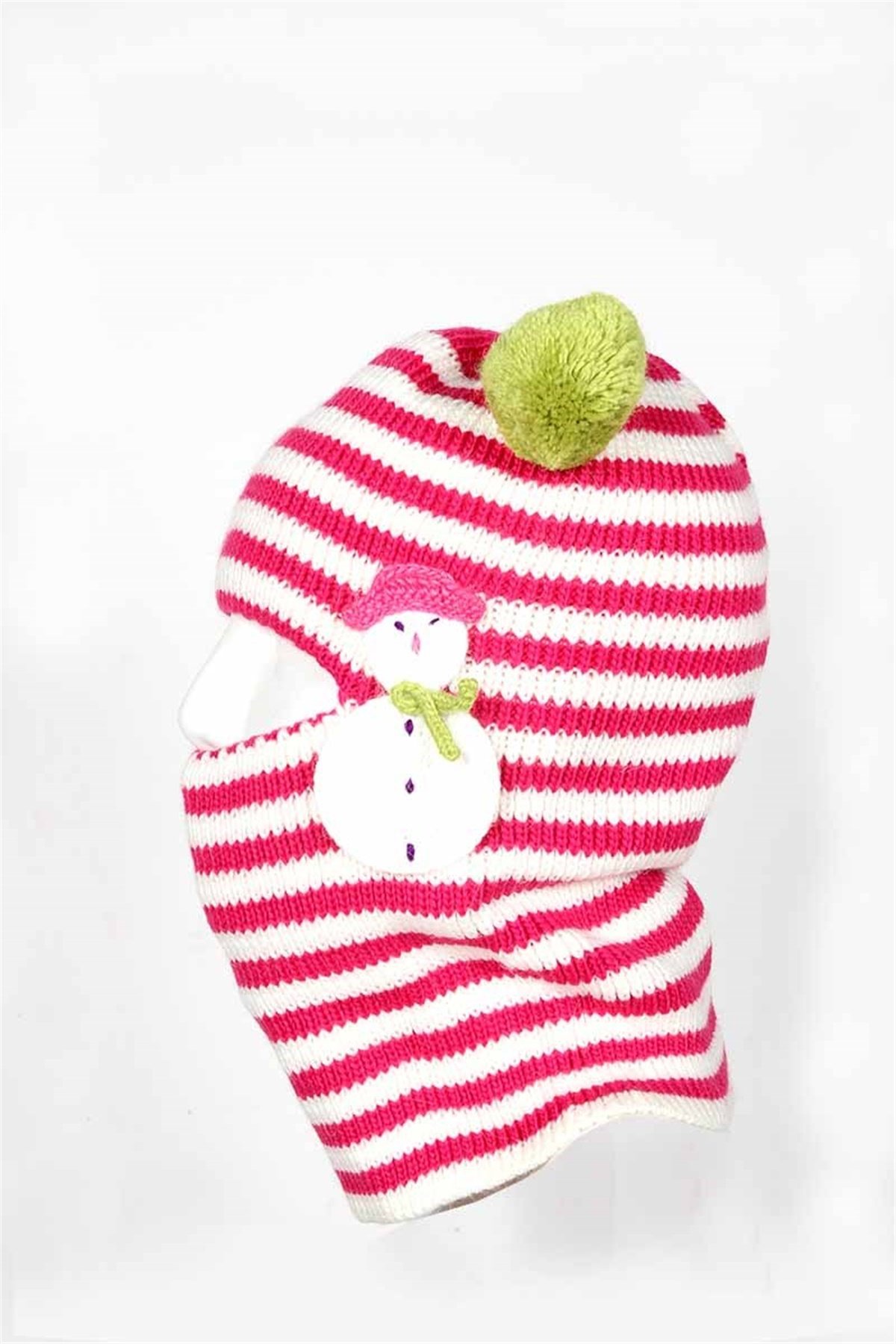 Pembe Kız Çocuk Kar Maskesi frm22 - 5, 13 Yaş Arası 