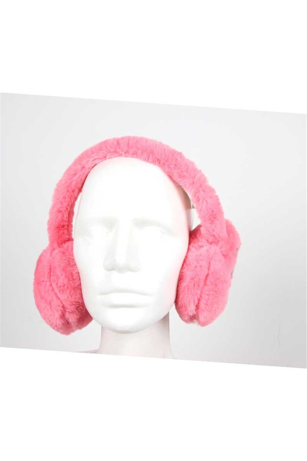 Pembe Peluş Kulaklık, Kız Çocuk Kışlık Kulaklık CK5061