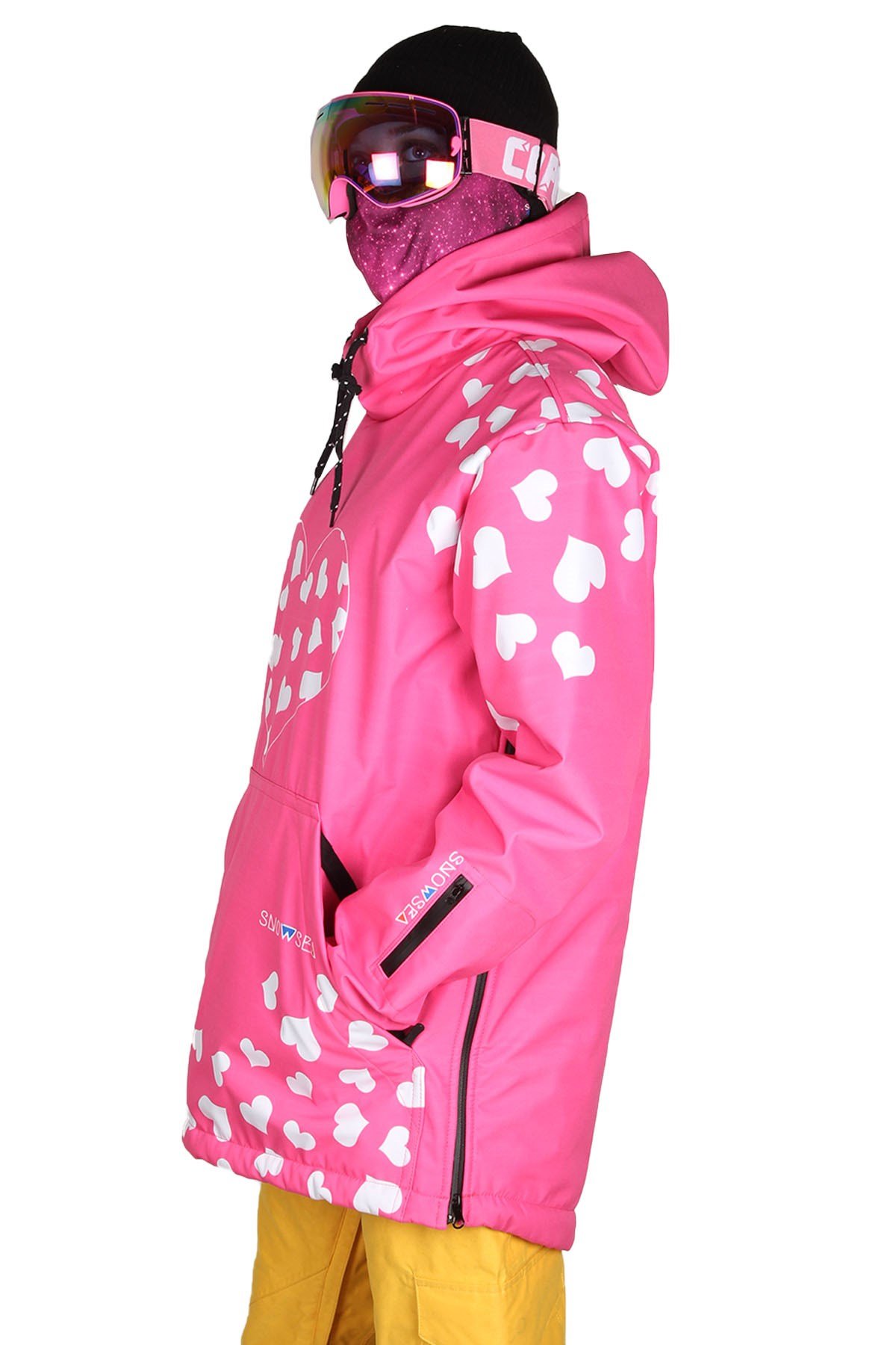 Pink Heart Kadın Snowboard Montu / Snowsea SS7816