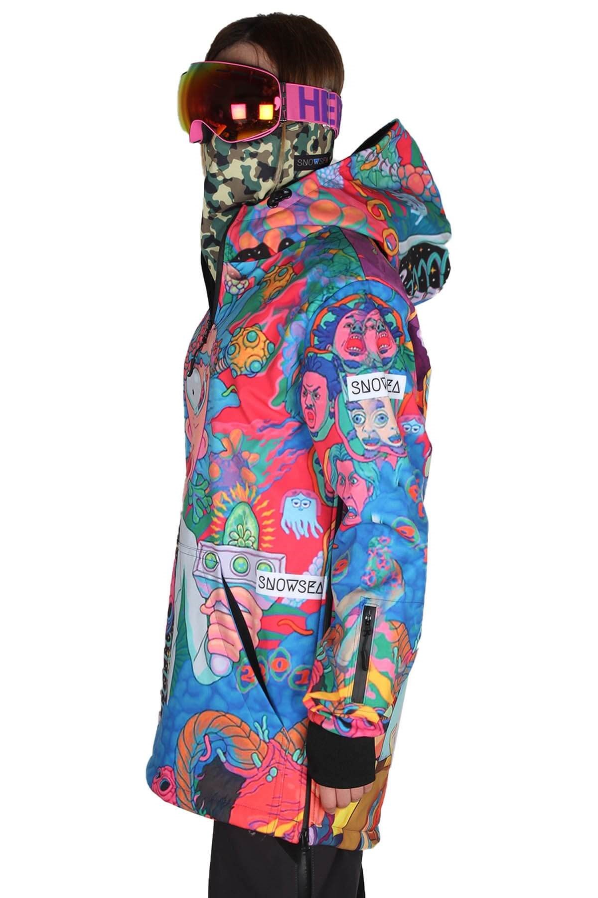 Rick And Morty Snowboard Montu, Snowsea SS7917, Bayan Kayak ve Kar Montu