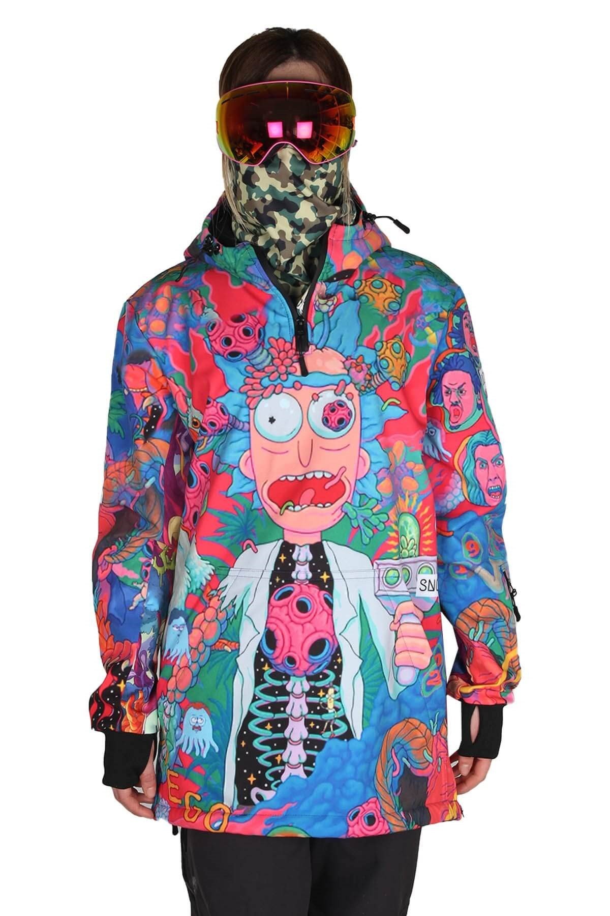 Rick And Morty Snowboard Montu, Snowsea SS7917, Bayan Kayak ve Kar Montu