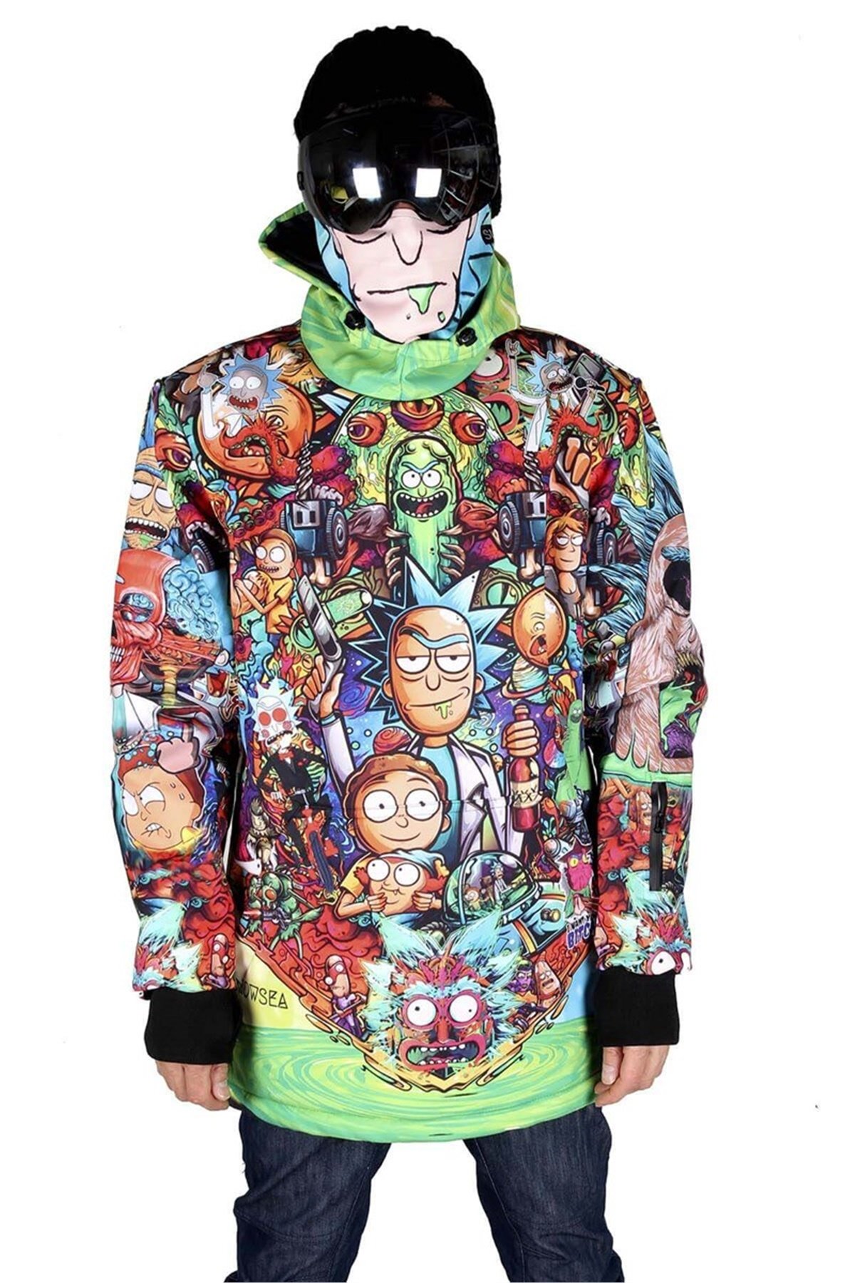 Rick and Morty Snowboard ve Kayak Montu