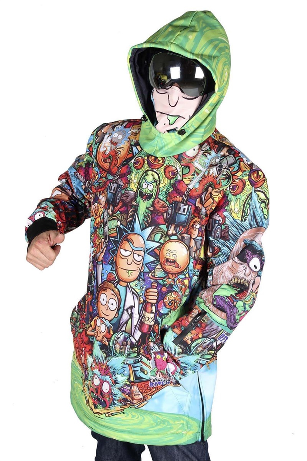 Rick and Morty Snowboard ve Kayak Montu