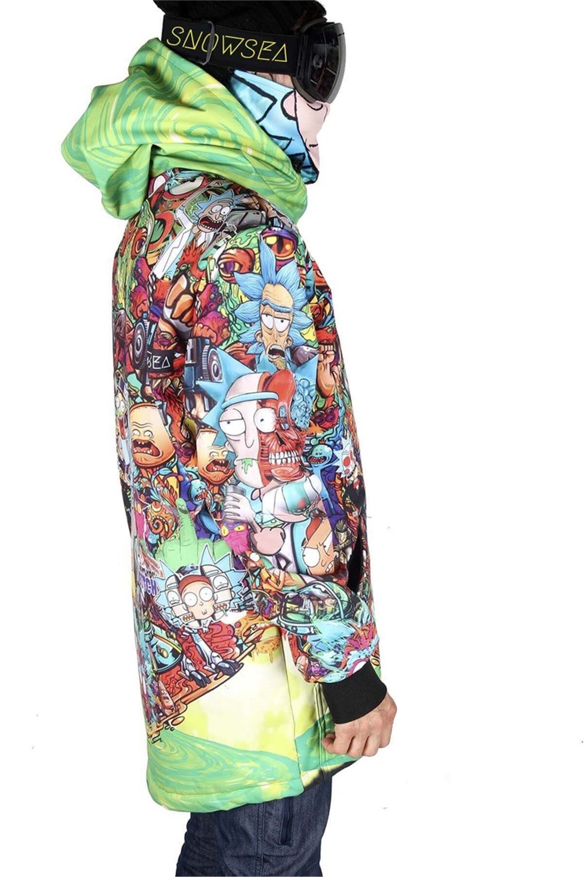 Rick and Morty Snowboard ve Kayak Montu