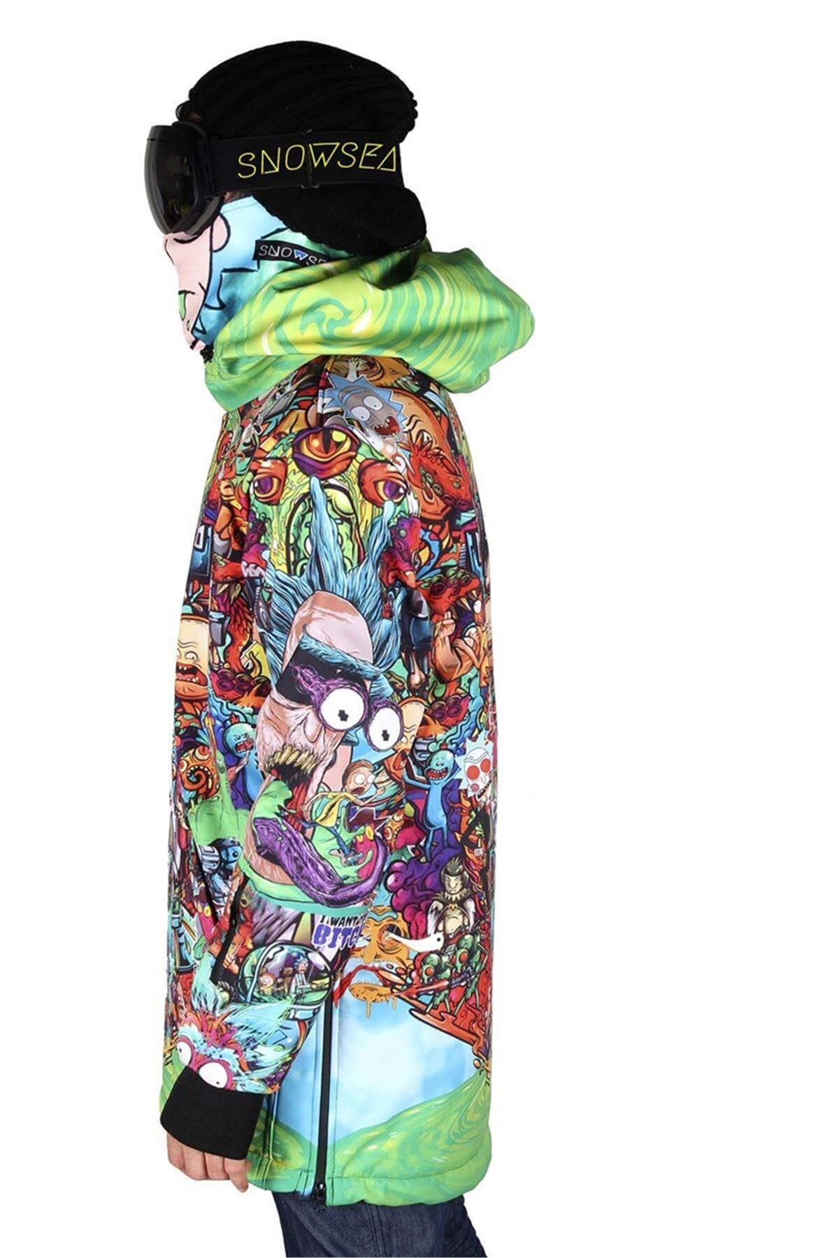 Rick and Morty Snowboard ve Kayak Montu