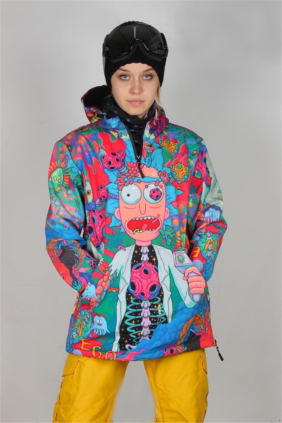 Rick Morty Kadın Snowboard ve Kayak Montu