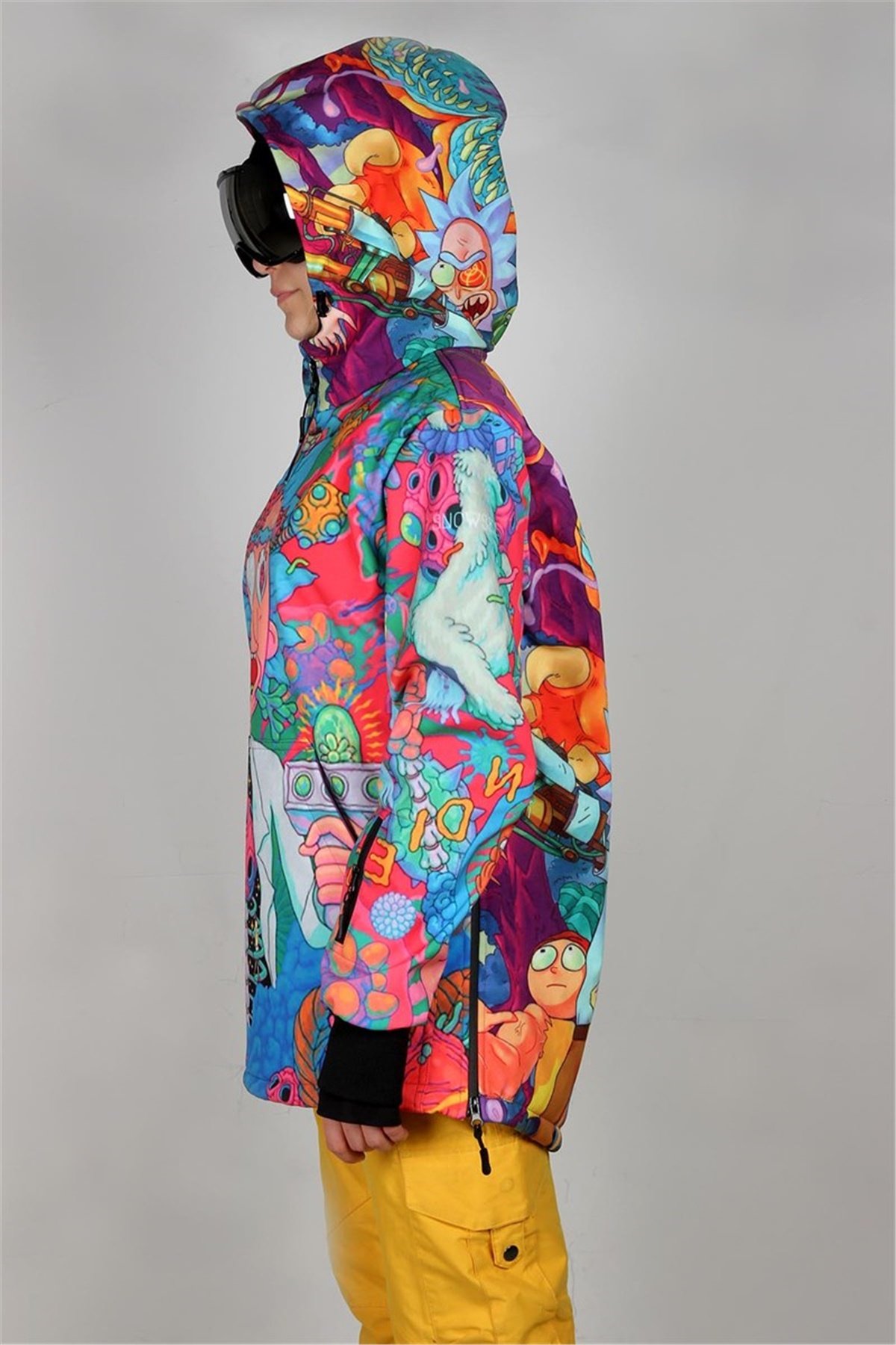 Rick Morty Kadın Snowboard ve Kayak Montu