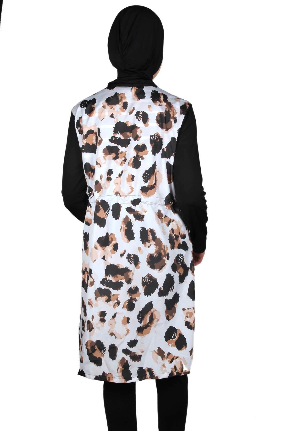 Sealife SL1014 Wild Serisi Tesettür Mayo, Yapışmayan Paraşüt Kumaş Tam Kapalı Mayo