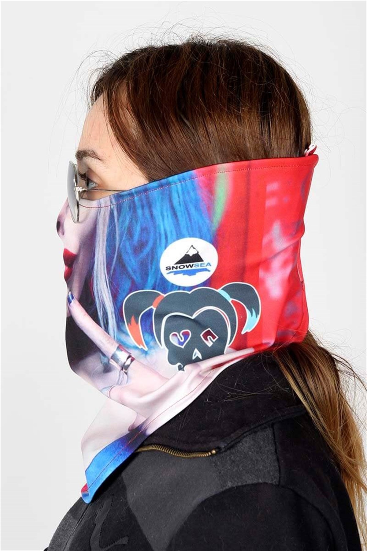 Sexy Harley Queen Yıkanabilir Yüz Maskesi Snowsea 2070