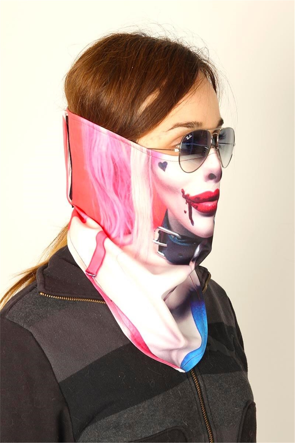 Sexy Harley Queen Yıkanabilir Yüz Maskesi Snowsea 2070