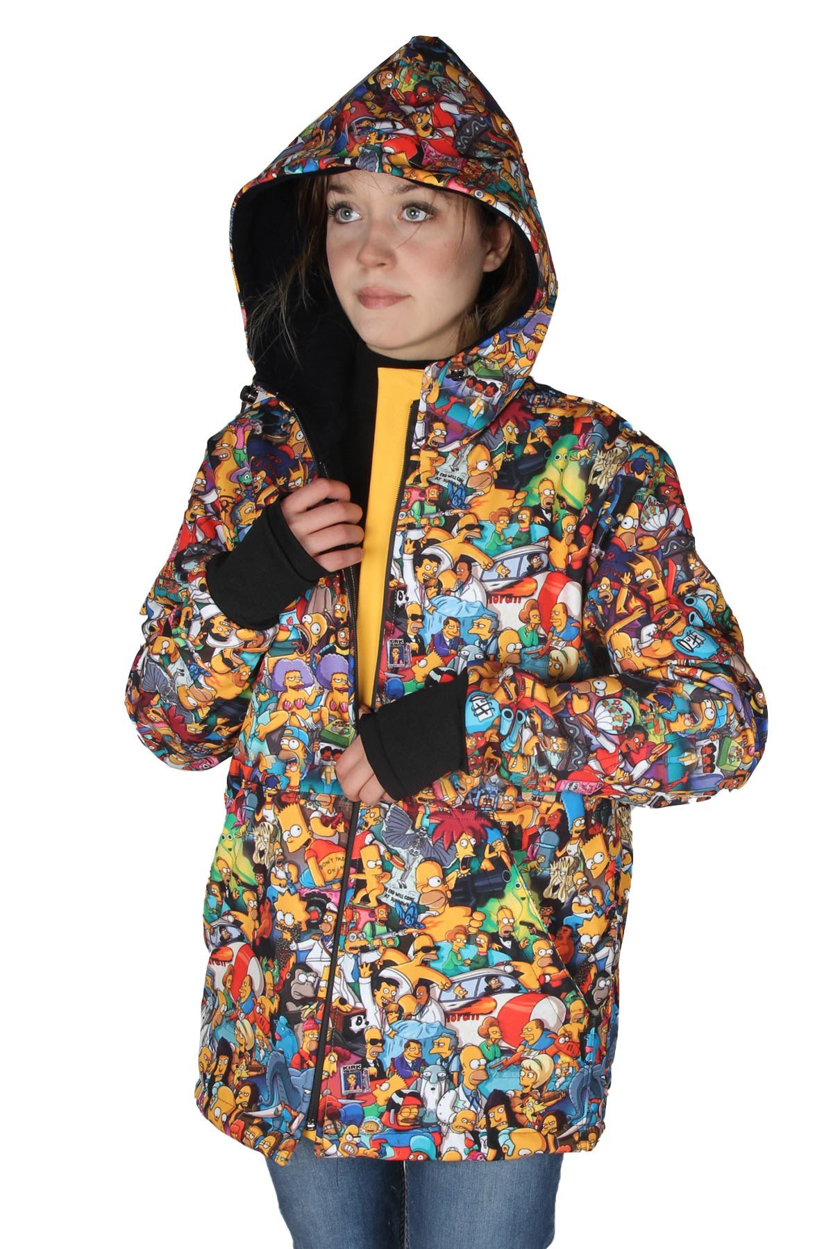 Simpsons Kadın Kar Montu, 1. Kalite Su ve rüzgar geçirmez Mont