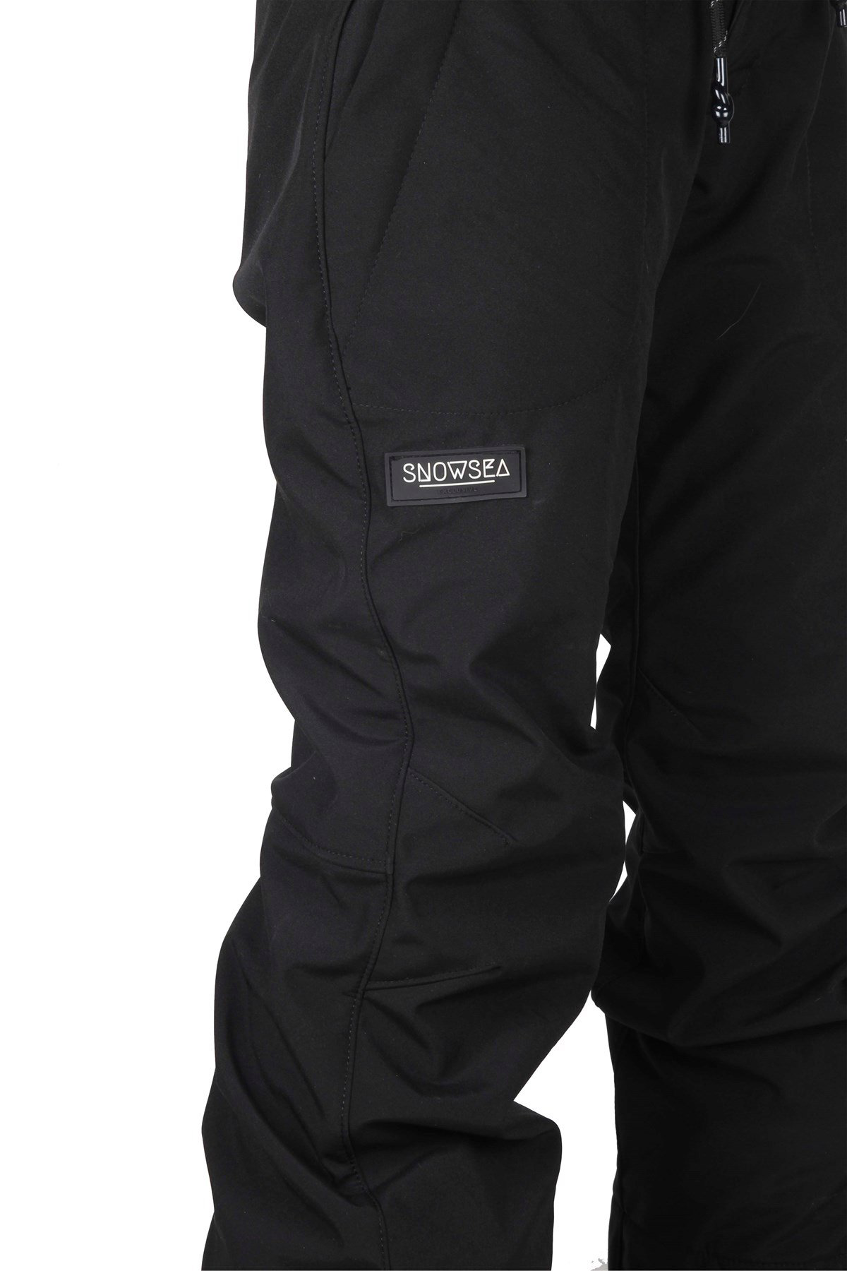 Siyah Erkek Snowboard Pantolonu, Snowsea SS7955-1 Siyah Kayak ve Kar Pantolonu