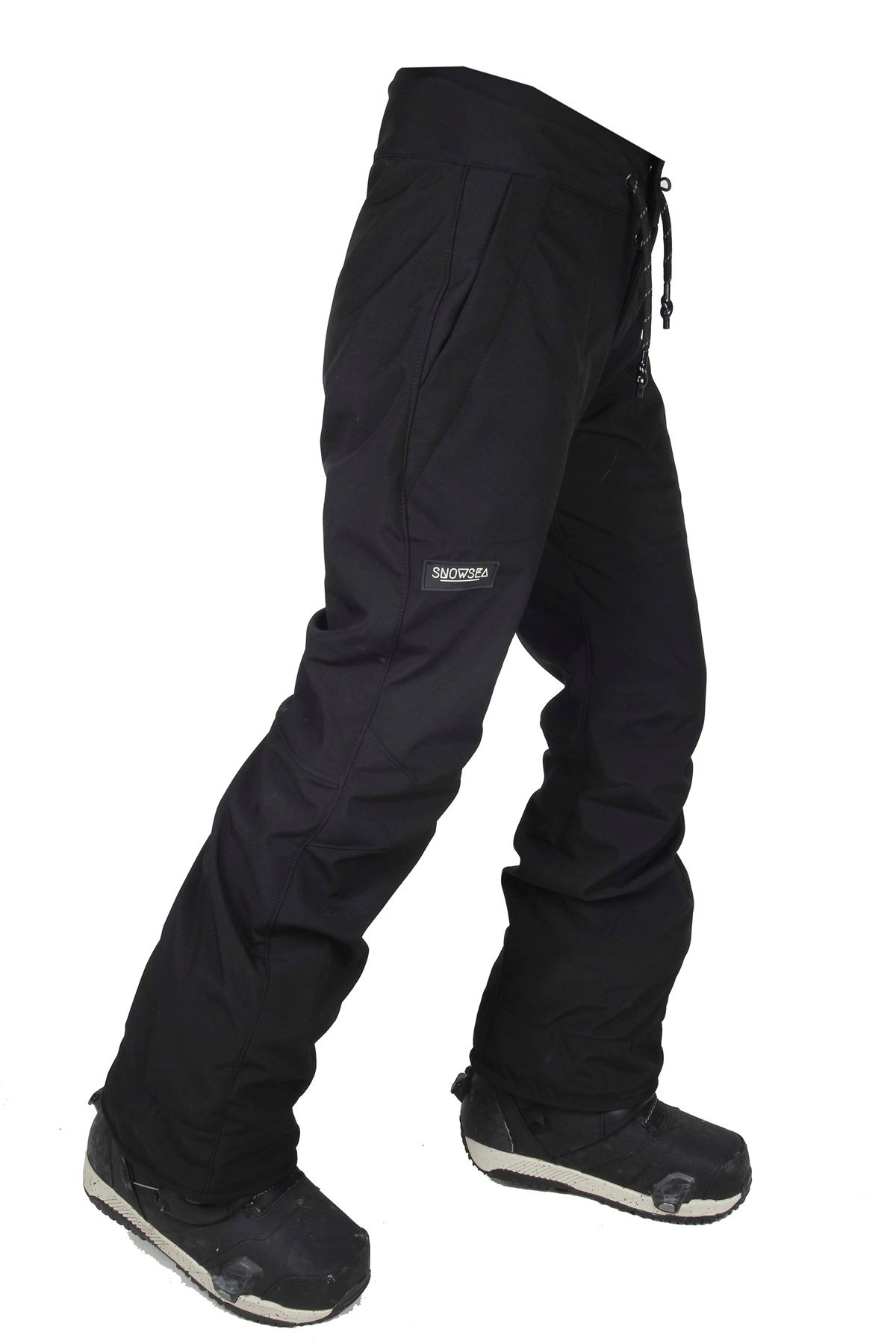 Siyah Erkek Snowboard Pantolonu, Snowsea SS7955-1 Siyah Kayak ve Kar Pantolonu