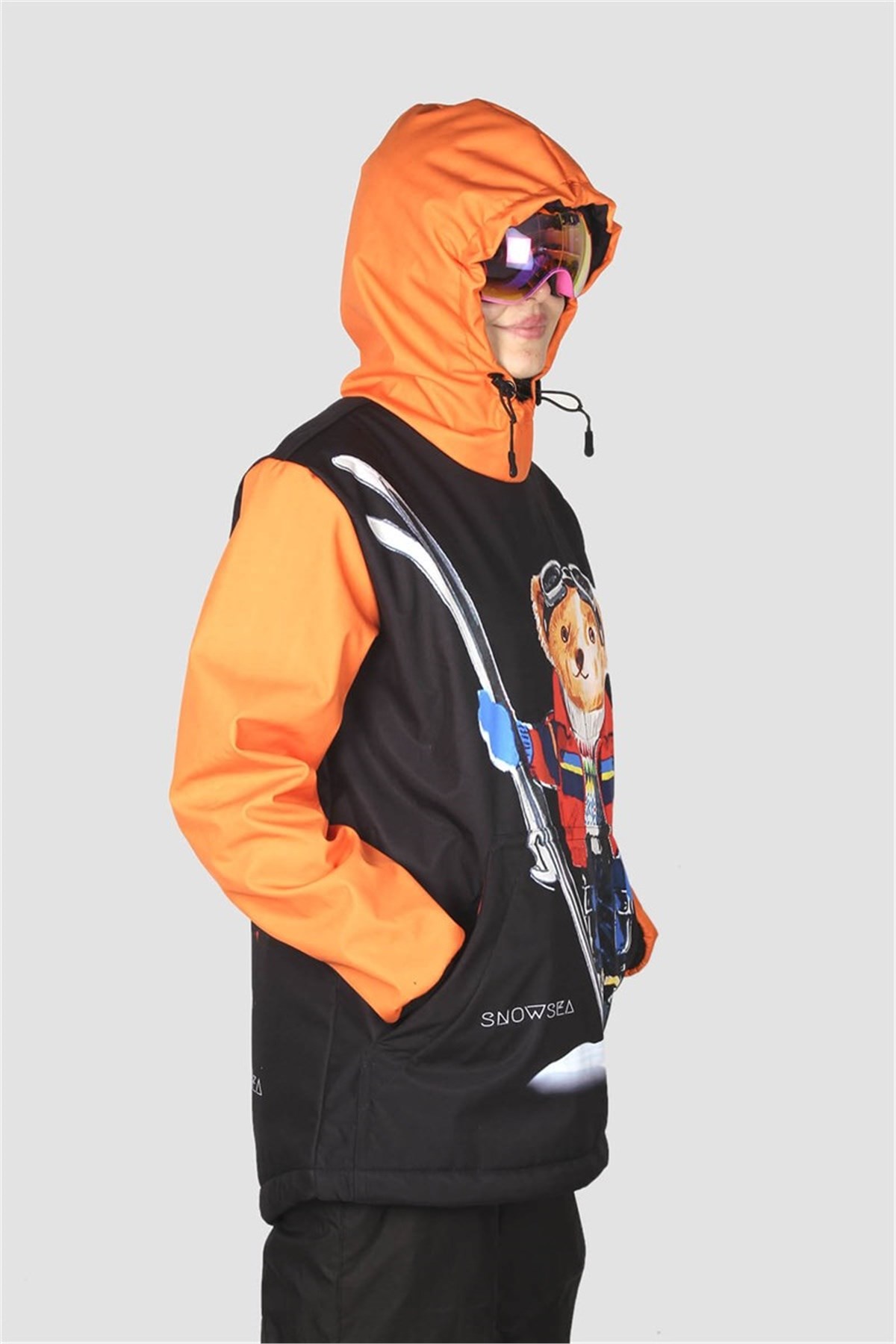 Skiing Teddy Bear Bayan Kayak ve Snowboard Montu