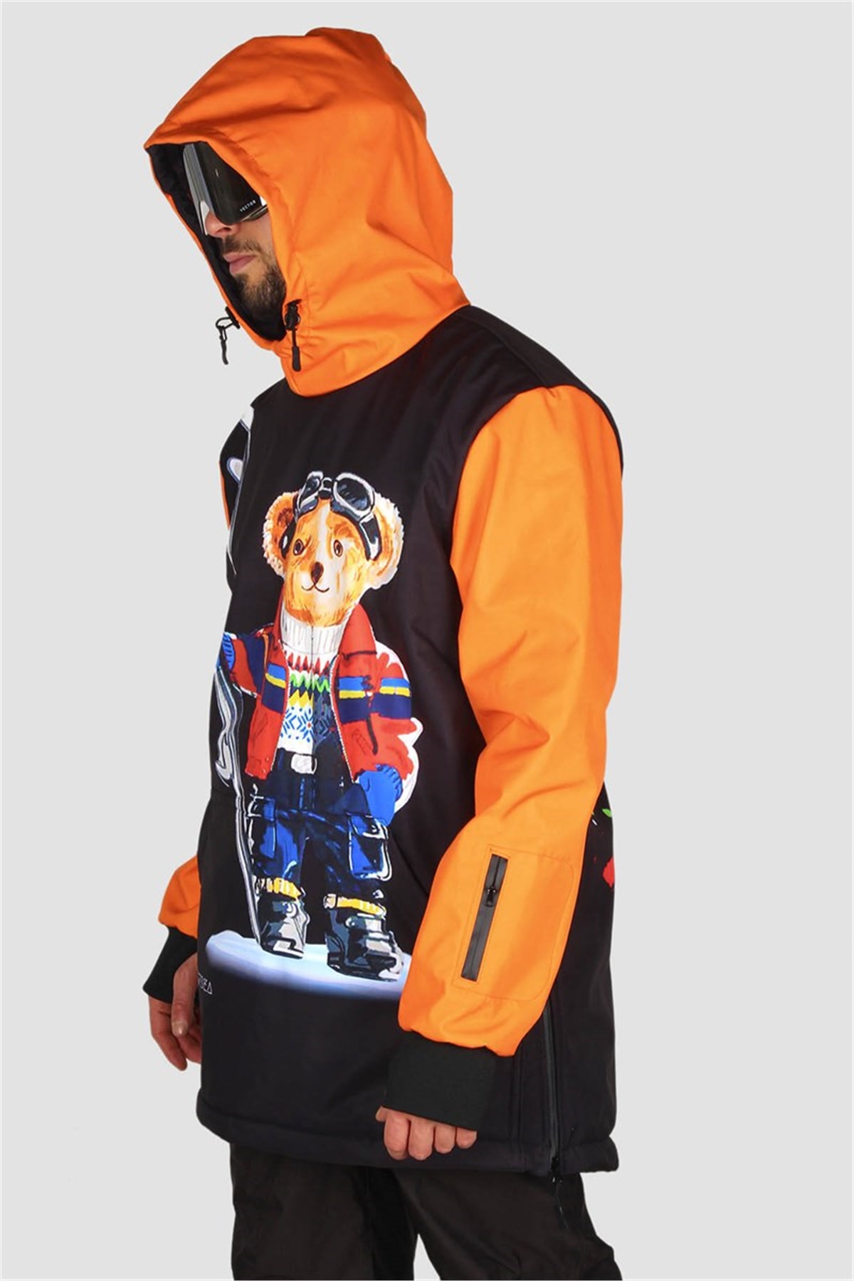 Skiing Teddy Bear Erkek Kayak ve Snowboard Montu