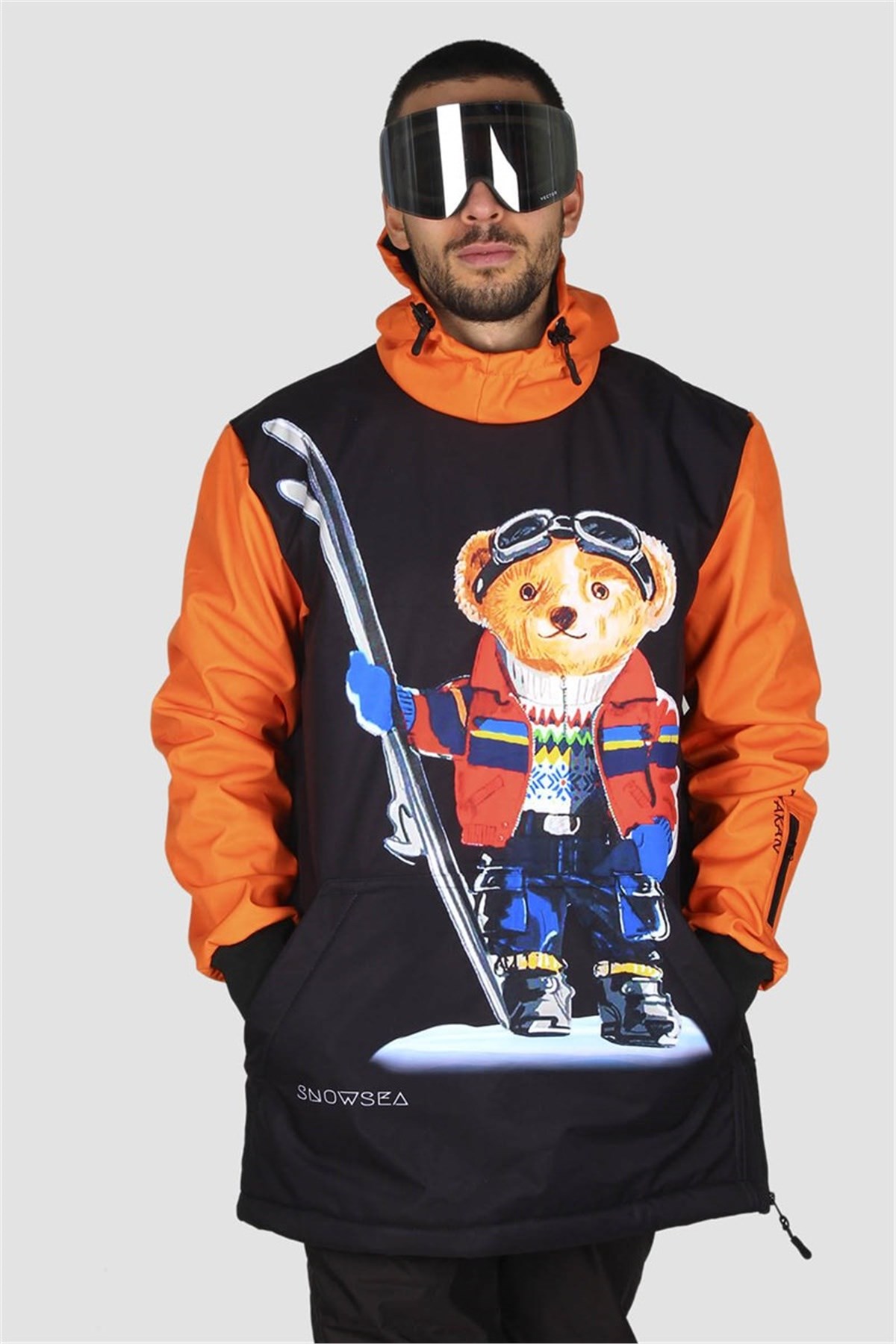 Skiing Teddy Bear Erkek Kayak ve Snowboard Montu