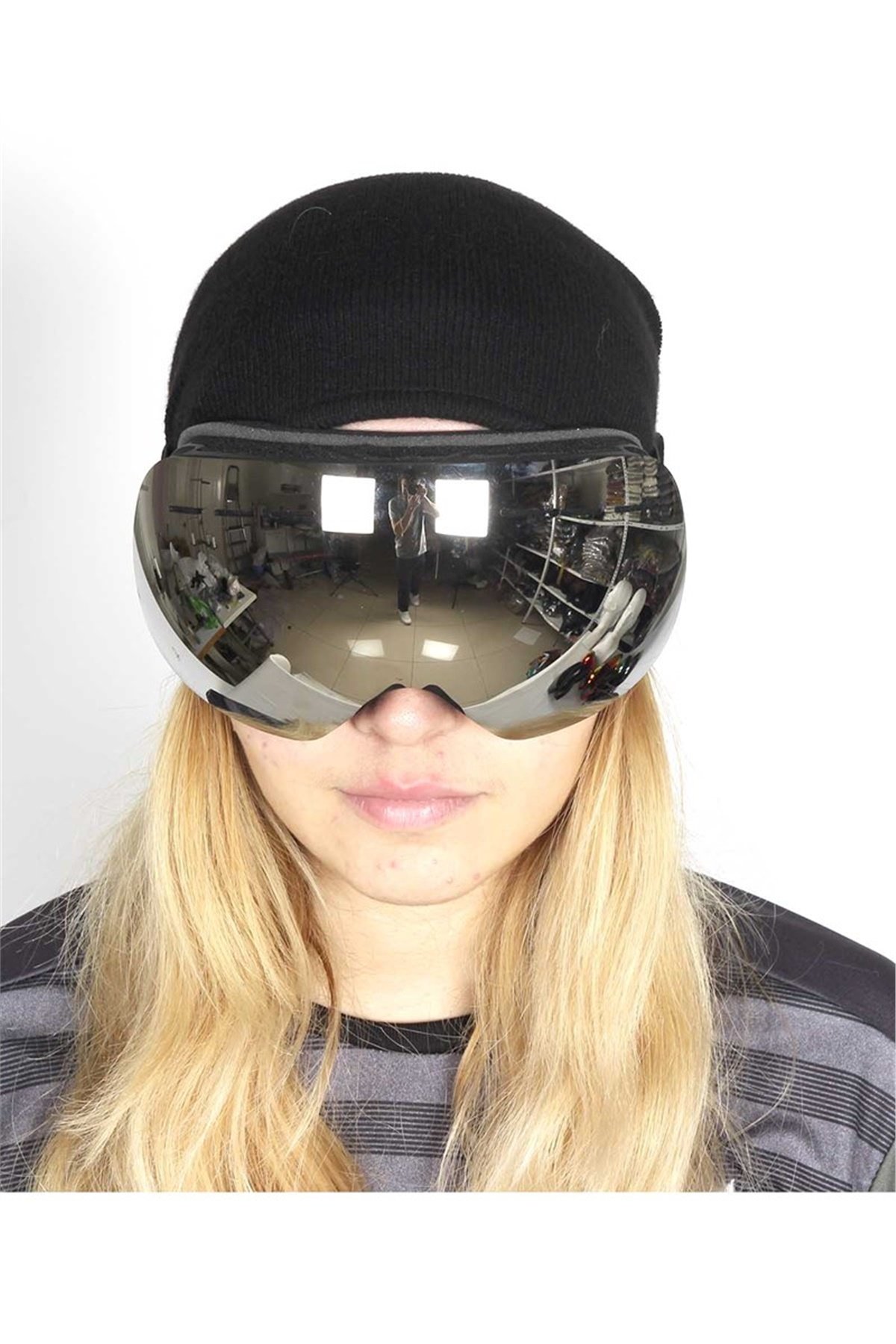 Snowboard ve Kayak Gözlüğü Siyah SSG114