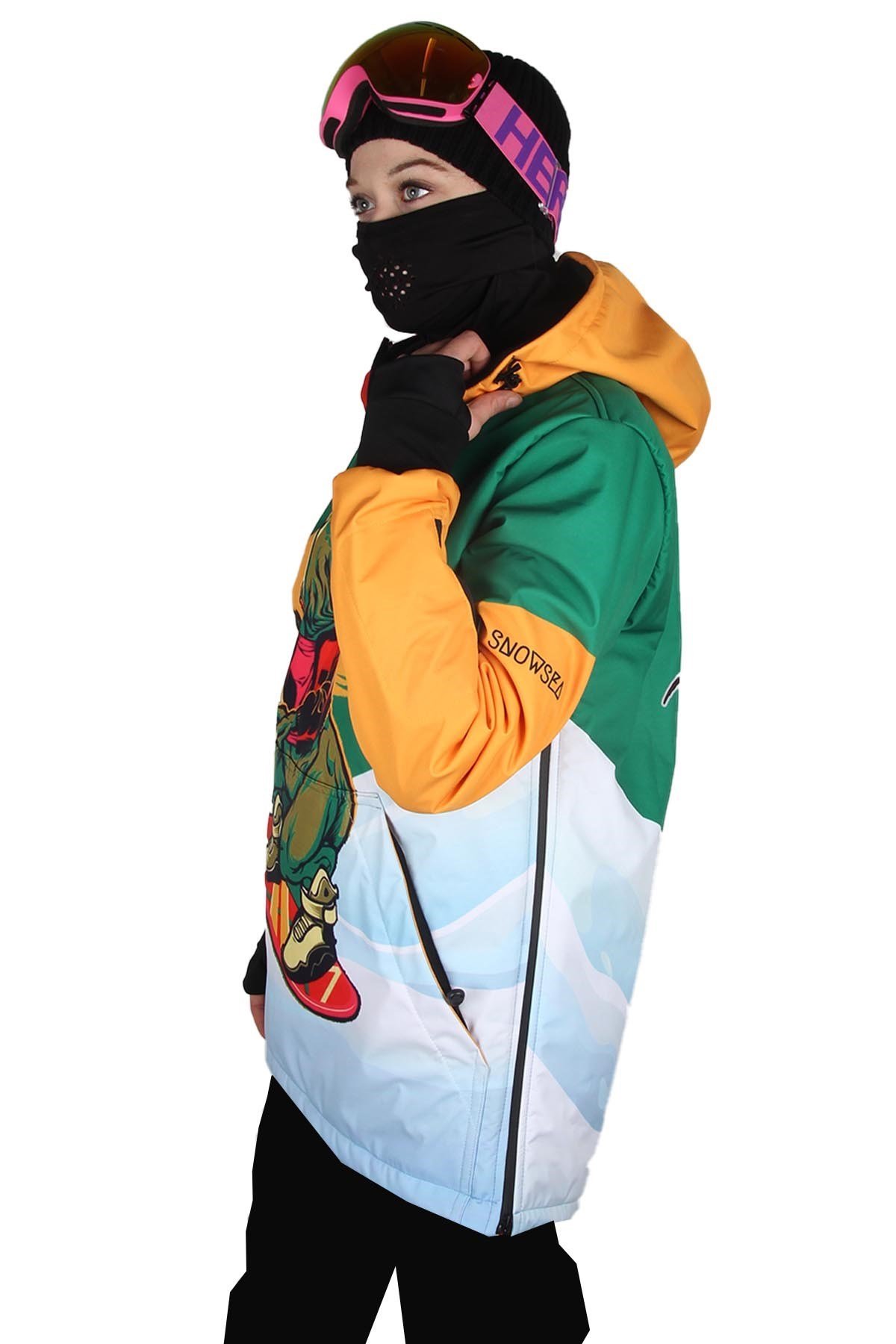 Snowboarding Dino Çocuk Snowboard Montu, Snowsea CSS7910, Din Kar Montu