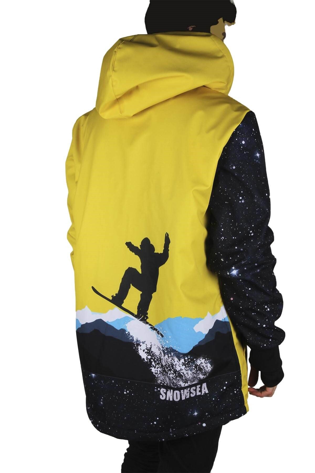 Snowboarding Men Kar Montu, Snowsea SS7924 Siyah Snowboard Montu