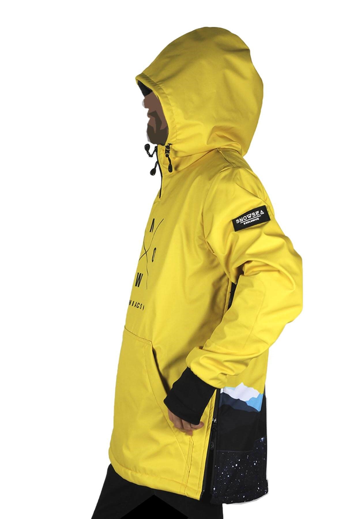 Snowboarding Men Kar Montu, Snowsea SS7924 Siyah Snowboard Montu