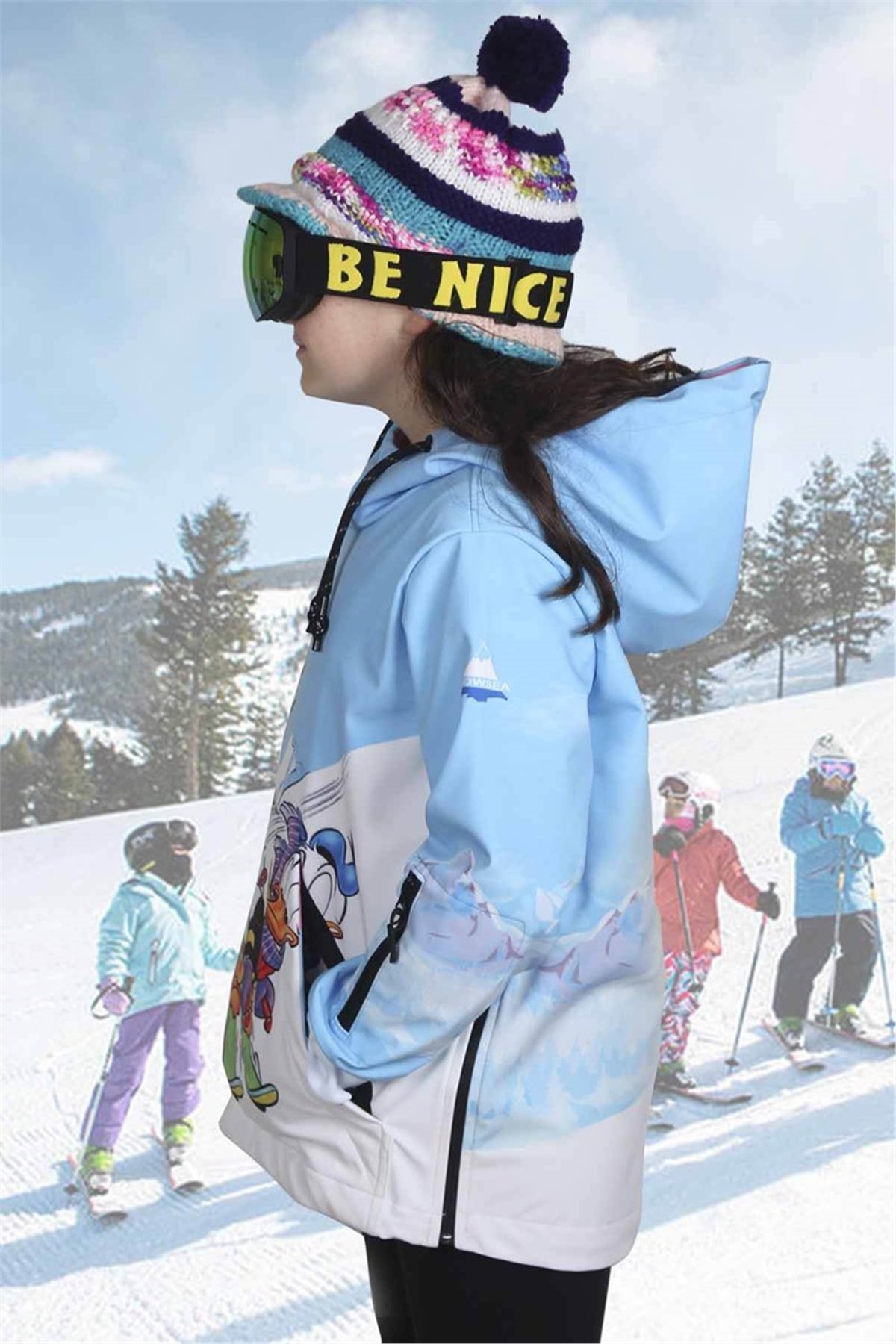 Snowproof Unisex Kız - Erkek Çocuk Snowboard ve Kayak Montu / Snowsea SSİ5581