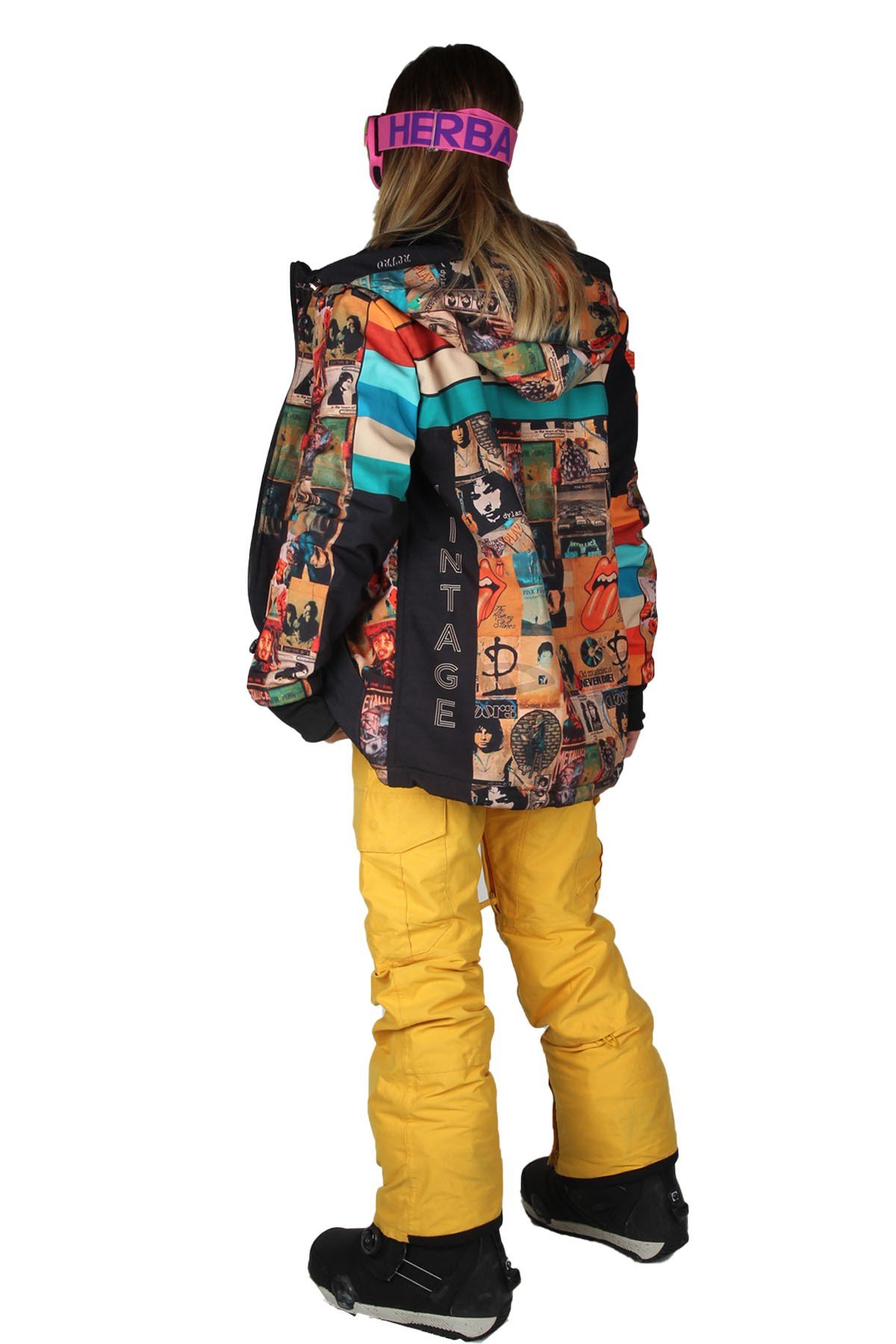 Snowsea 70's Fermuar SS7803 Unisex Kayak Montu, 1. Kalite Unisex Snowboard Montu