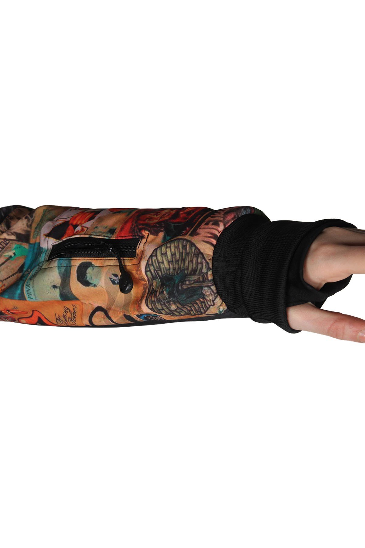 Snowsea 70's Fermuar SS7803 Unisex Kayak Montu, 1. Kalite Unisex Snowboard Montu