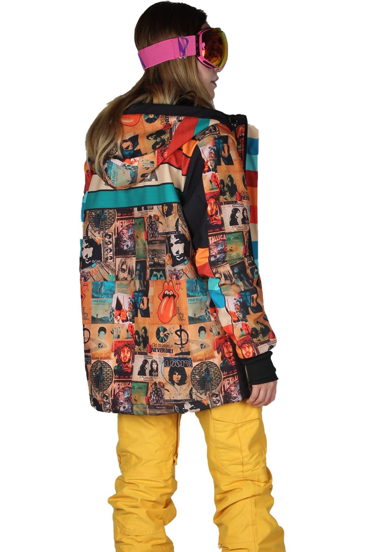 Snowsea 70's Fermuar SS7803 Unisex Kayak Montu, 1. Kalite Unisex Snowboard Montu