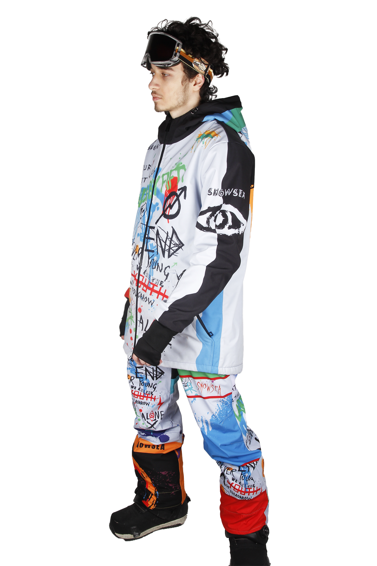 Snowsea Chaos In My Head Erkek Kayak & Snowboard Mont ve Pantolon Takımı