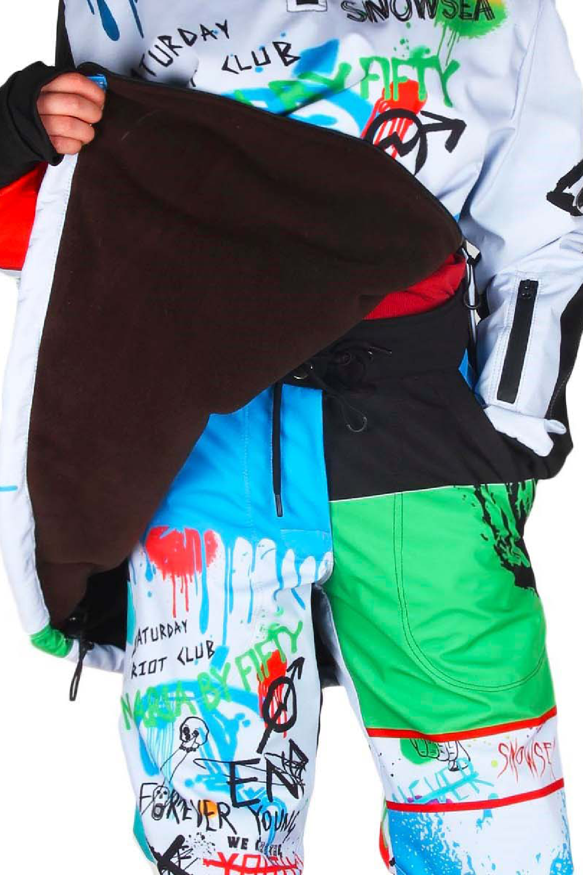 Snowsea Chaos In My Head Erkek Snowboard ve Kayak  Pantolonu