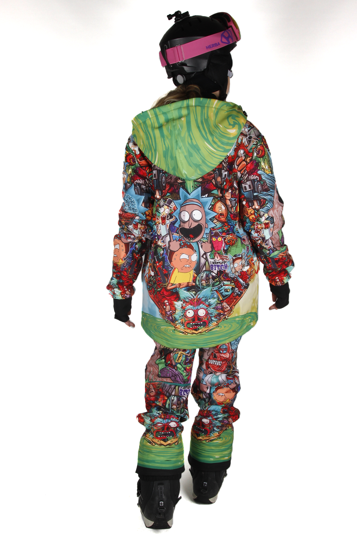 Snowsea Çılgın Tasarım Kayak Mont & Pantolon Takım