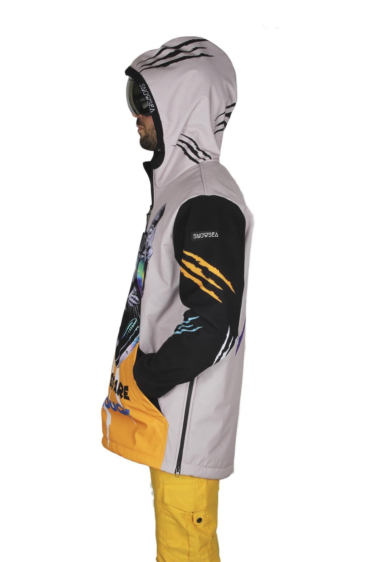 Snowsea Cool Cat Yaka Fermuarlı Snowboard & Kayak Montu SS7724