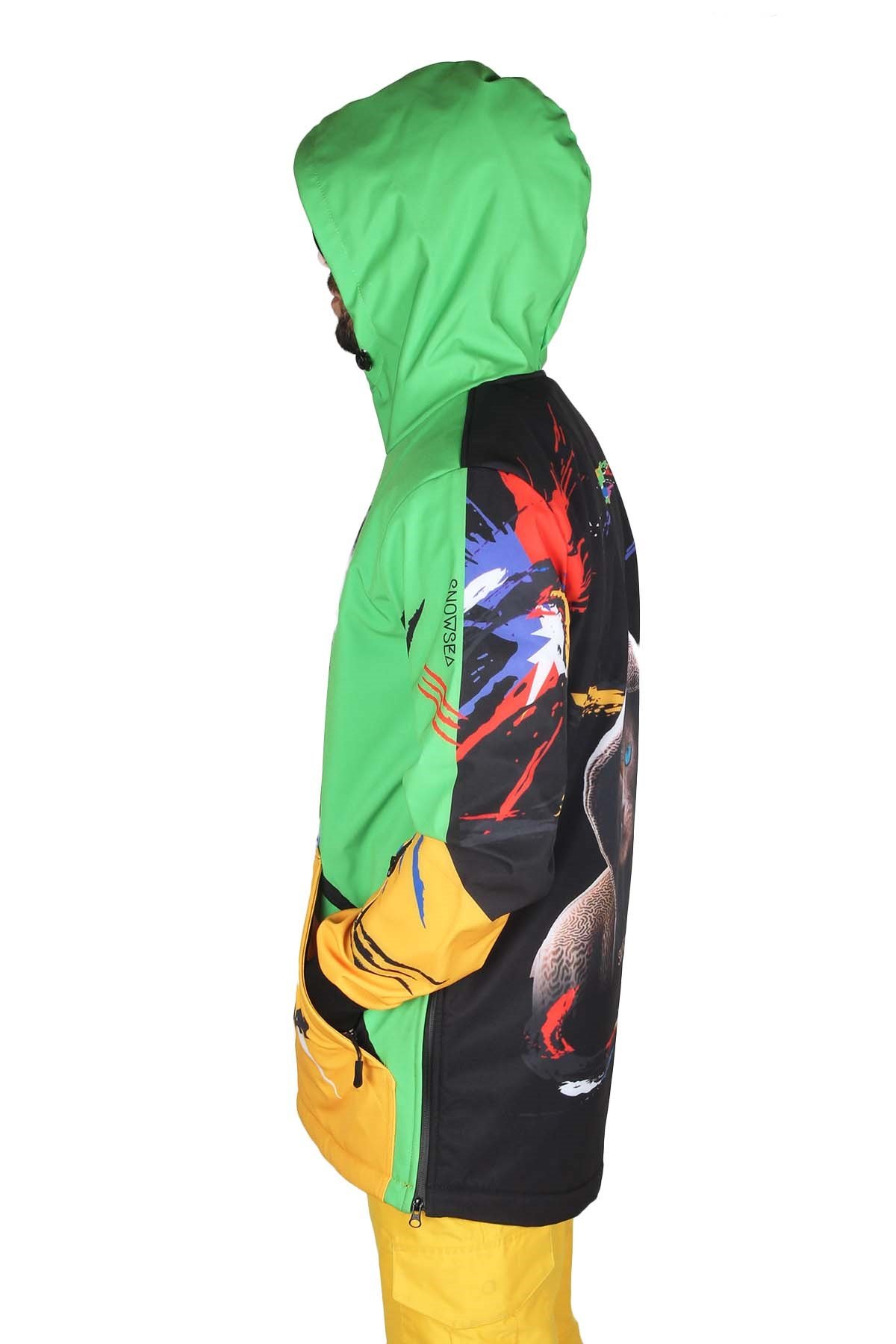 Snowsea Cool Cat Yeşil Snowboard ve Kayak Montu