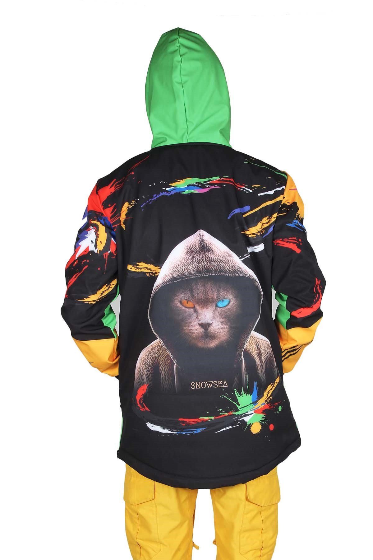 Snowsea Cool Cat Yeşil Snowboard ve Kayak Montu