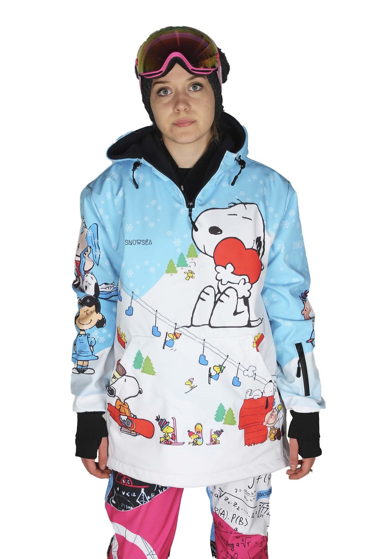 Snowsea Cuddle Ön Fermuarlı Snowboard & Kayak Montu SS7768