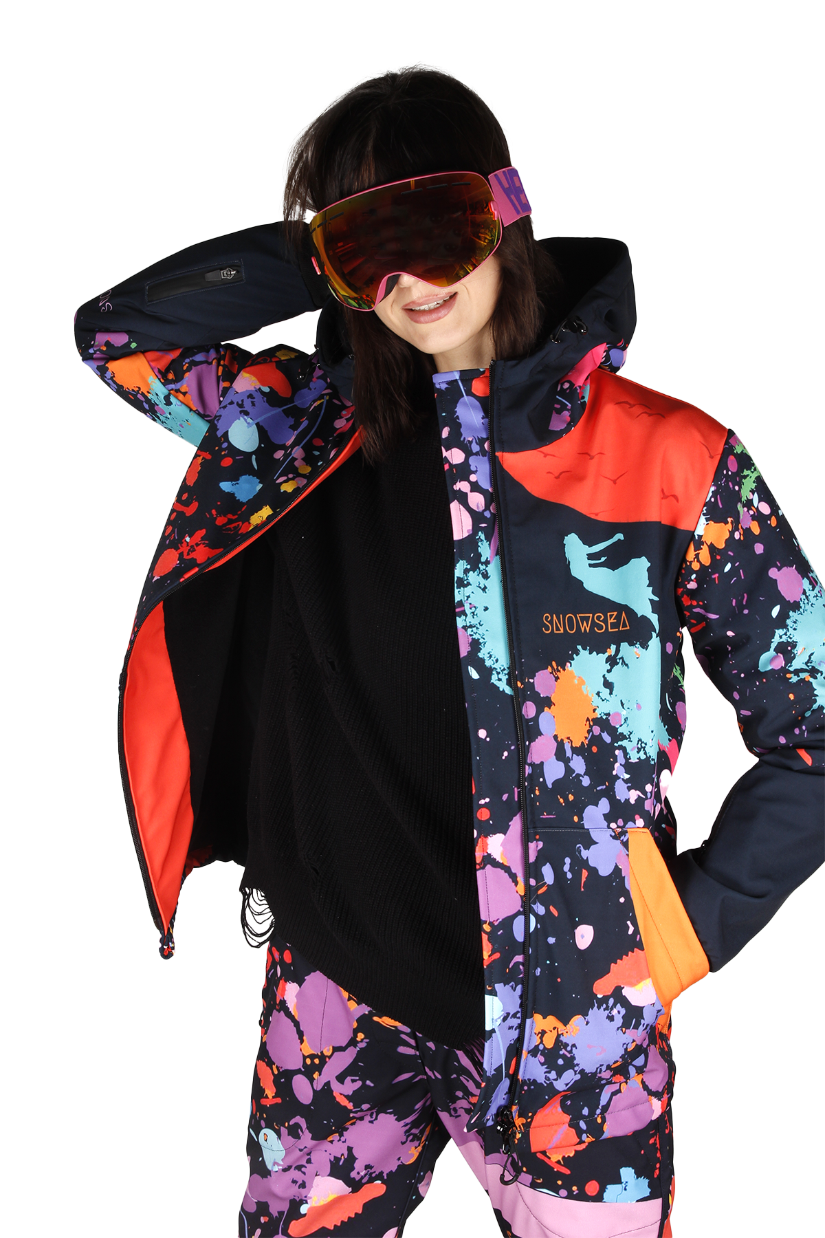 Snowsea Free Life Kadın Snowboard ve Kayak Mont ve Pantolon Takımı