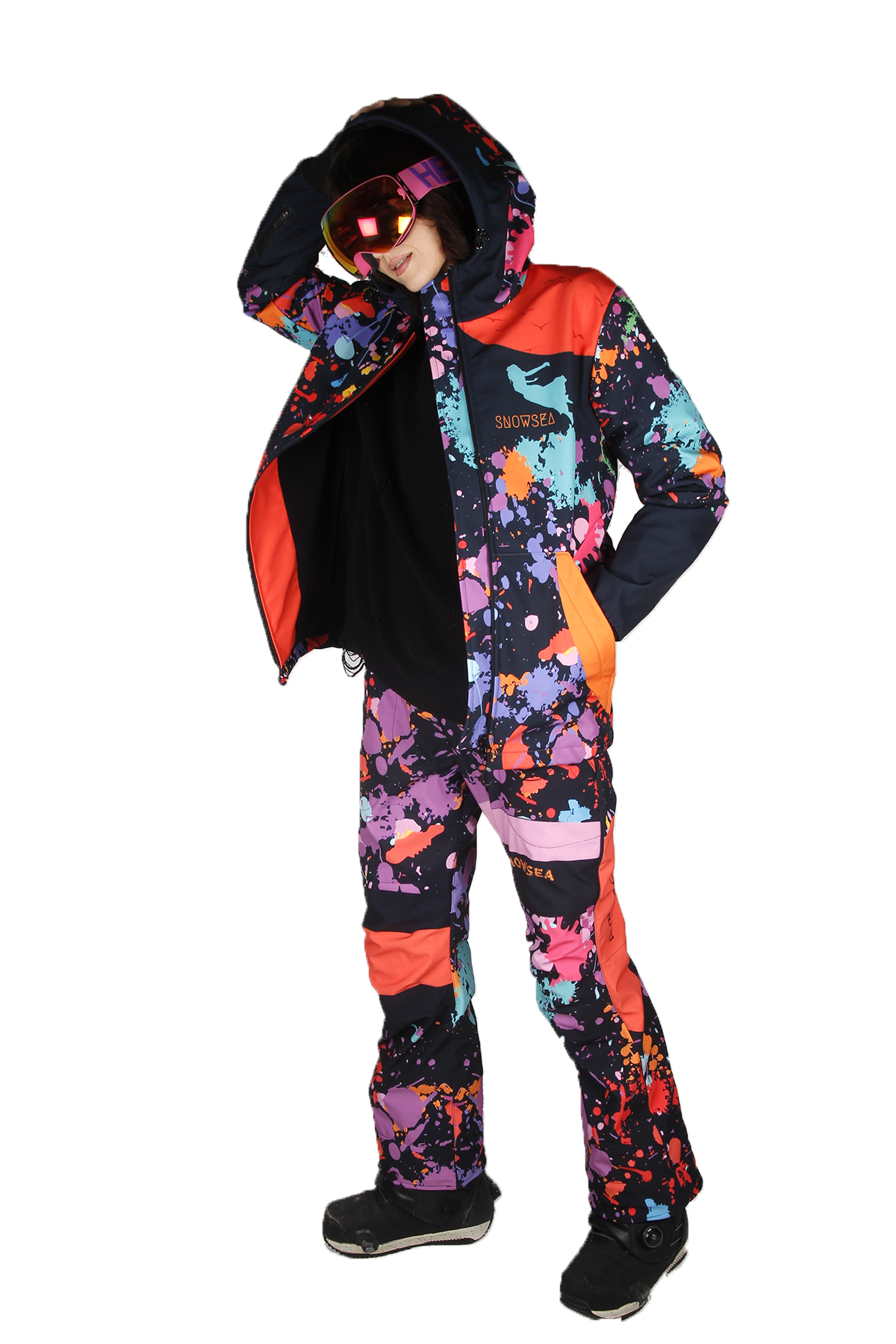 Snowsea Free Life Kadın Snowboard ve Kayak Mont ve Pantolon Takımı