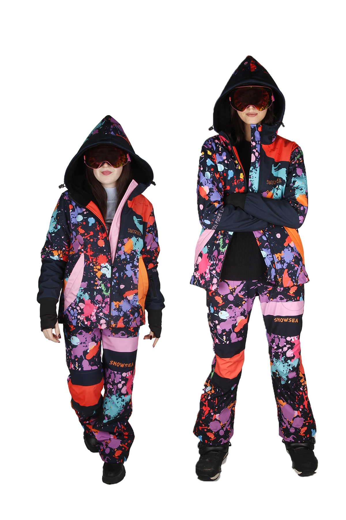 Snowsea Free Life Kadın Snowboard ve Kayak Mont ve Pantolon Takımı