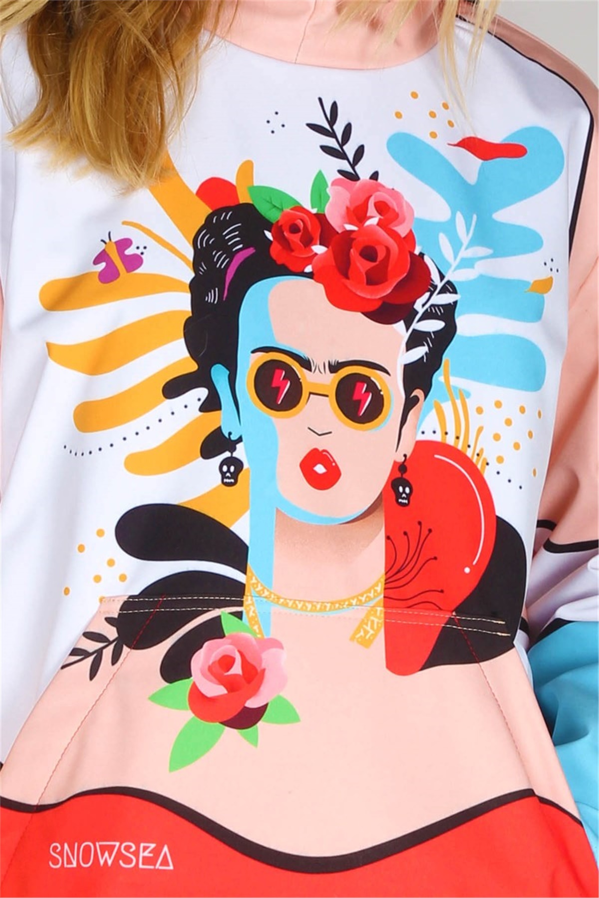 Snowsea Frida Kahlo Bayan Snowboard ve Kayak Montu