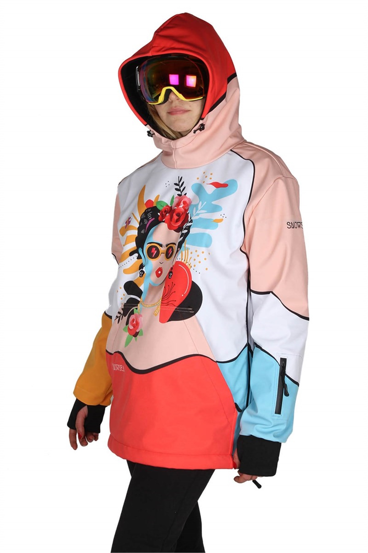 Snowsea Frida Kahlo Bayan Snowboard ve Kayak Montu