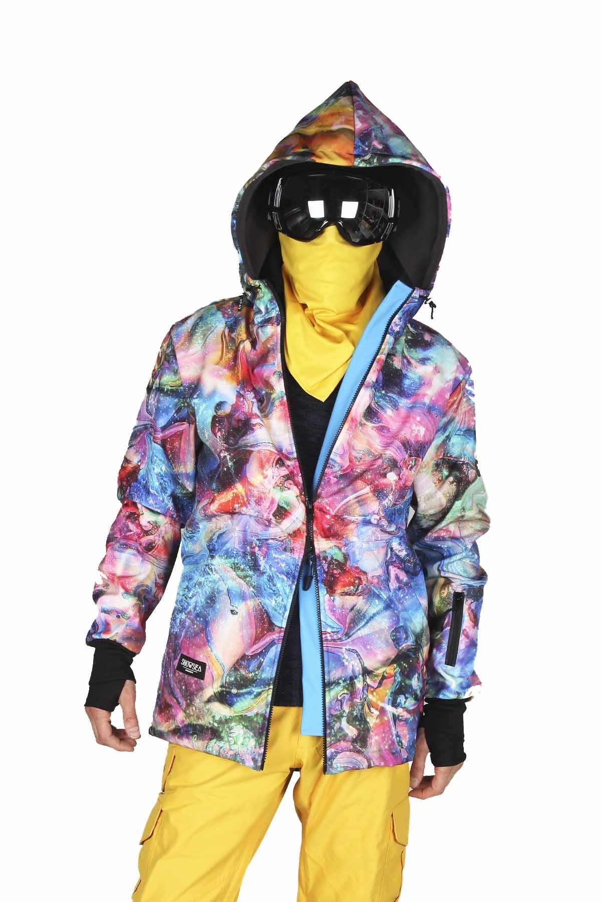 Snowsea Galaxy Ön Fermuarlı Snowboard & Kayak Montu SS7767