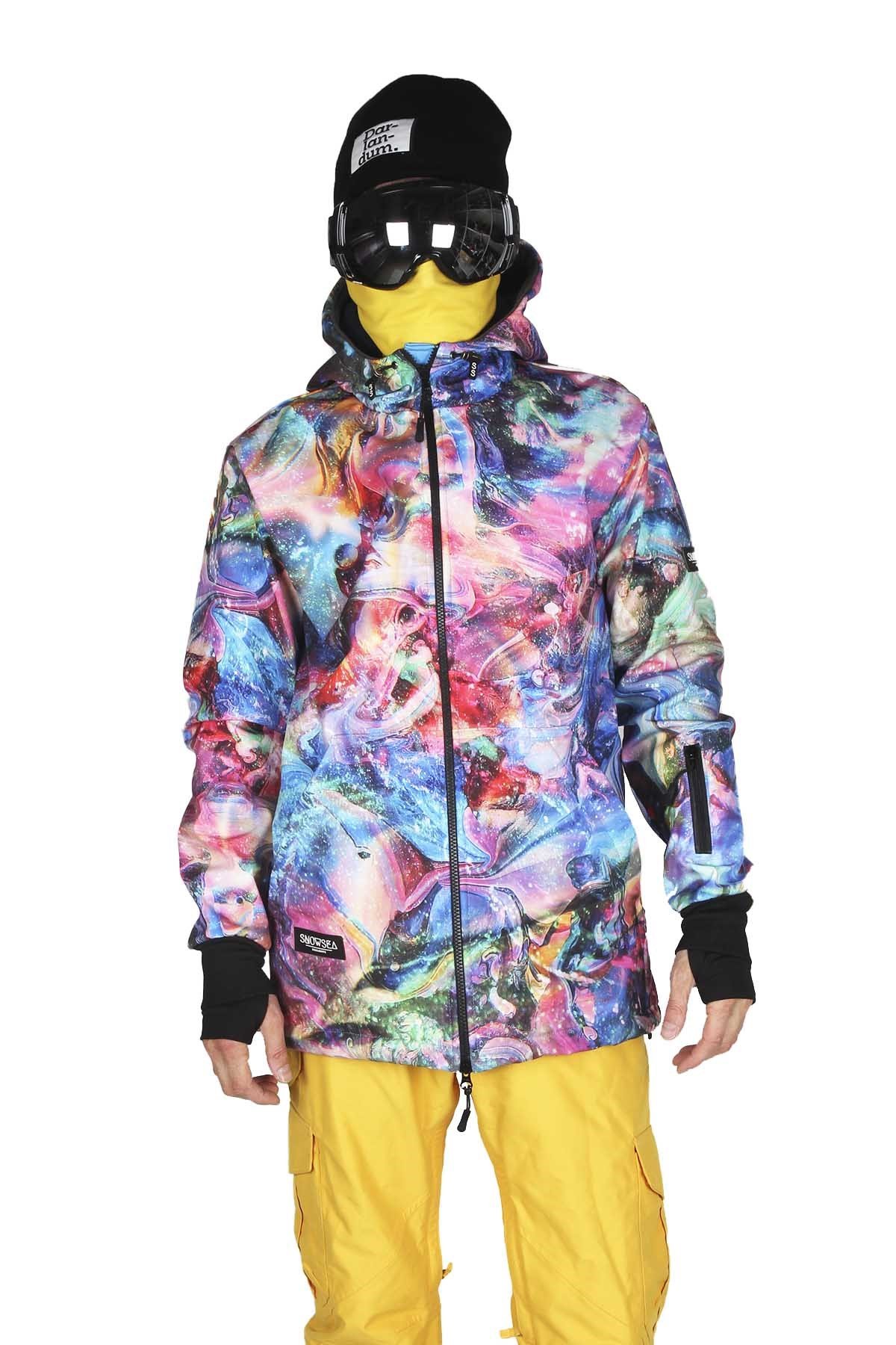 Snowsea Galaxy Ön Fermuarlı Snowboard & Kayak Montu SS7767