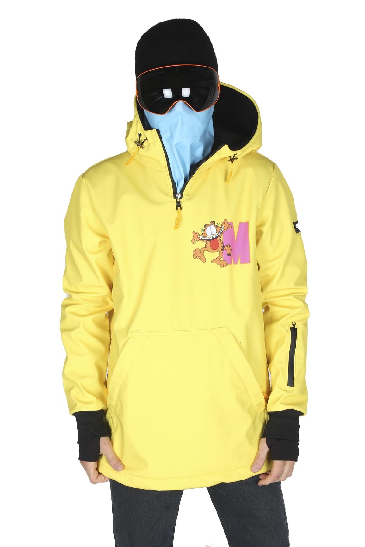 Snowsea Garfield Yaka Fermuarlı Snowboard & Kayak Montu SS7764