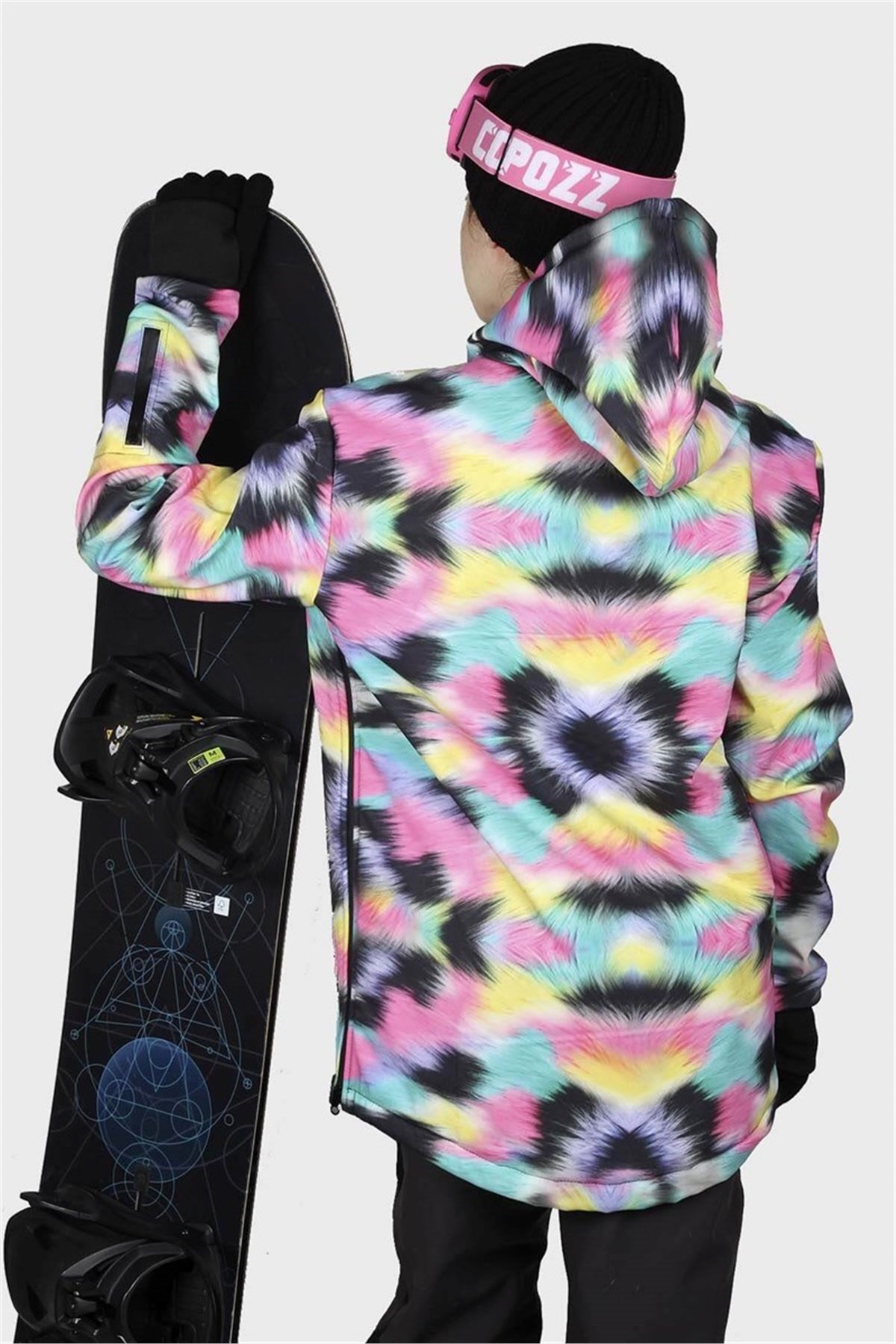 Snowsea Hairy Snowboard ve Kayak Montu, Kadın Outdoor Mont