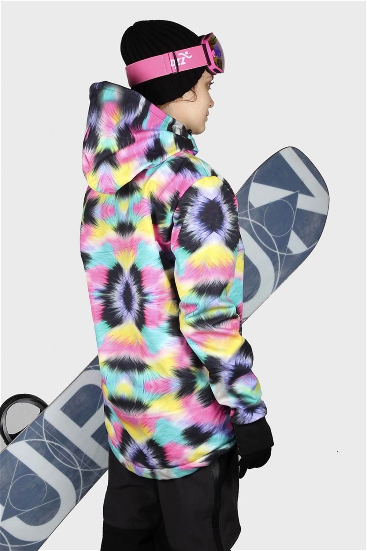 Snowsea Hairy Snowboard ve Kayak Montu, Kadın Outdoor Mont