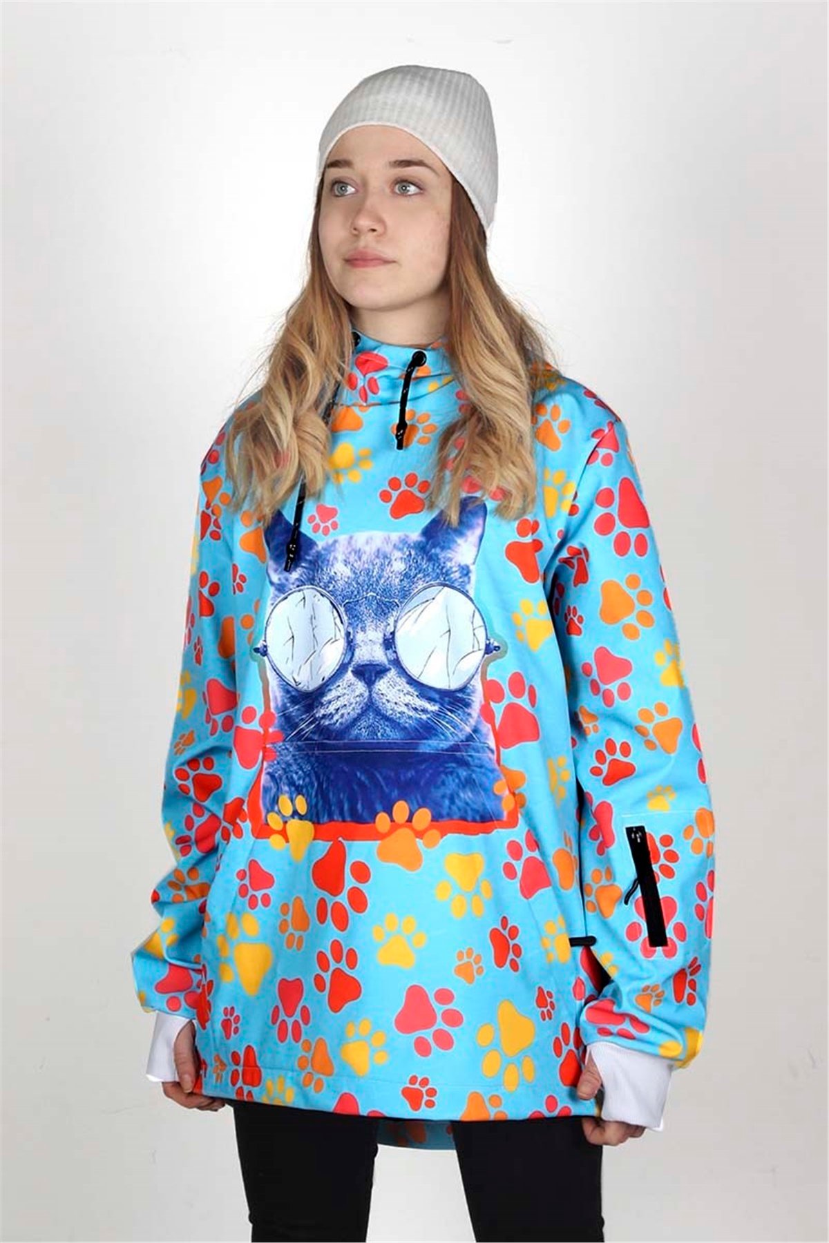 Snowsea Kedi Patili Kayak Montu, Bayan Snowboard Montu SS20