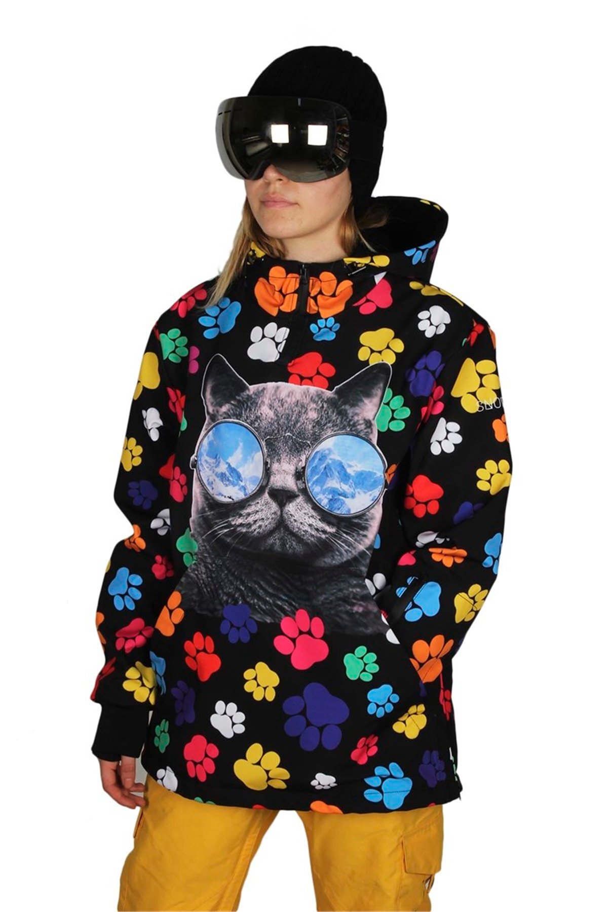 Snowsea Kız Çocuk Kayak Montu, Kedi Patili Çocuk Snowboard Montu SS15