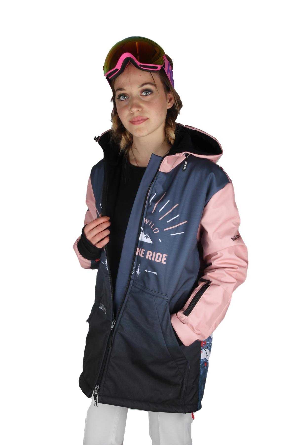 Snowsea Kurt&Kadın Fermuar SS7787 Kadın Kayak Montu, 1. Kalite Kadın Snowboard Montu